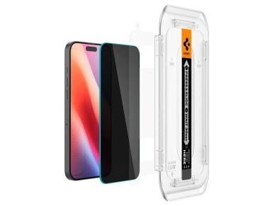Protector de pantalla de vidrio templado Spigen Glas.tR EZ Fit Privacy para iPhone 16 Pro Max / 17 P