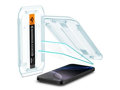 Spigen Glas.tR EZ Fit Pel�cula de Vidro Temperado para iPhone 16 Pro Max / 17 Pro Max - 2 unidades.