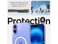 Funda Spigen Liquid Crystal Mag Case con MagSafe para iPhone 16 - Transparente Funda Spigen Liquid Crystal Mag Case con MagSafe para iPhone 16 - Transparente