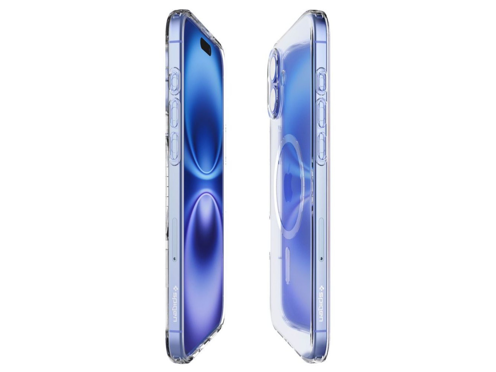 Funda Spigen Liquid Crystal Mag Case con MagSafe para iPhone 16 - Transparente