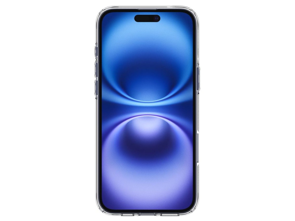 Funda Spigen Liquid Crystal Mag Case con MagSafe para iPhone 16 - Transparente