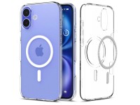 Funda Spigen Liquid Crystal Mag Case con MagSafe para iPhone 16 - Transparente