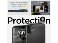 Funda Spigen Rugged Armor MagSafe para iPhone 16 - negra