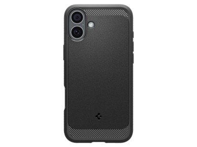 Funda Spigen Rugged Armor MagSafe para iPhone 16 - negra
