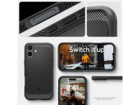 Funda Spigen Rugged Armor MagSafe para iPhone 16 - negra