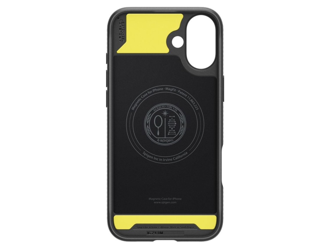 Funda Spigen Rugged Armor MagSafe para iPhone 16 - negra