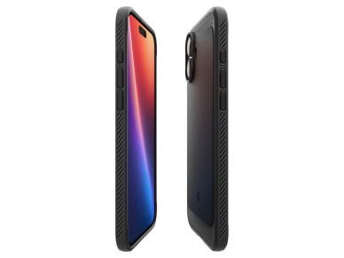 Funda Spigen Rugged Armor MagSafe para iPhone 16 - negra