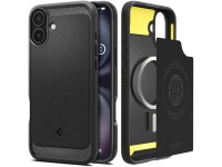Funda Spigen Rugged Armor MagSafe para iPhone 16 - negra