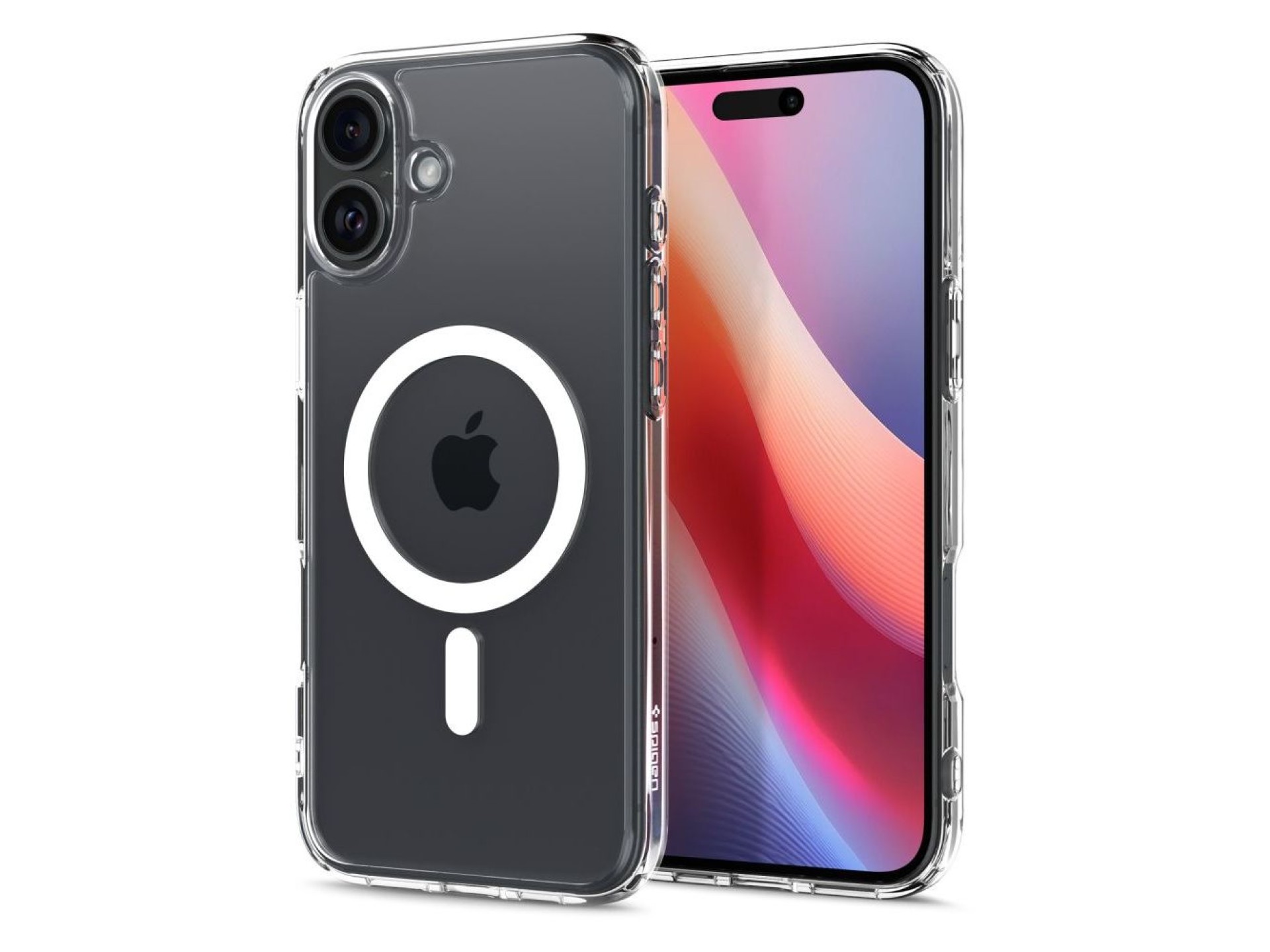 Funda Spigen Ultra Hybrid MagSafe para iPhone 16 - Blanca