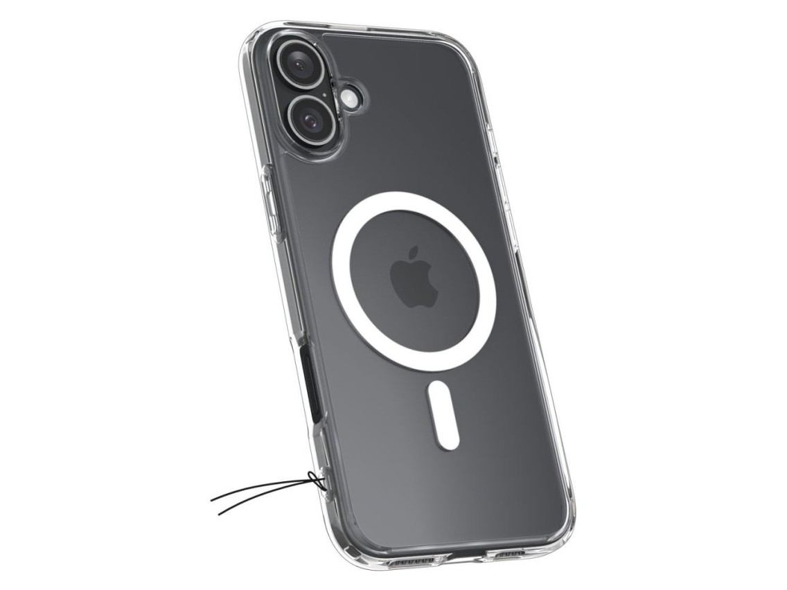 Funda Spigen Ultra Hybrid MagSafe para iPhone 16 - Blanca