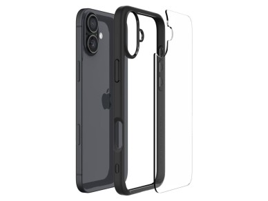 Spigen Ultra Hybrid iPhone 16 Case - Matte Black Spigen Ultra Hybrid iPhone 16 Case - Matte Black