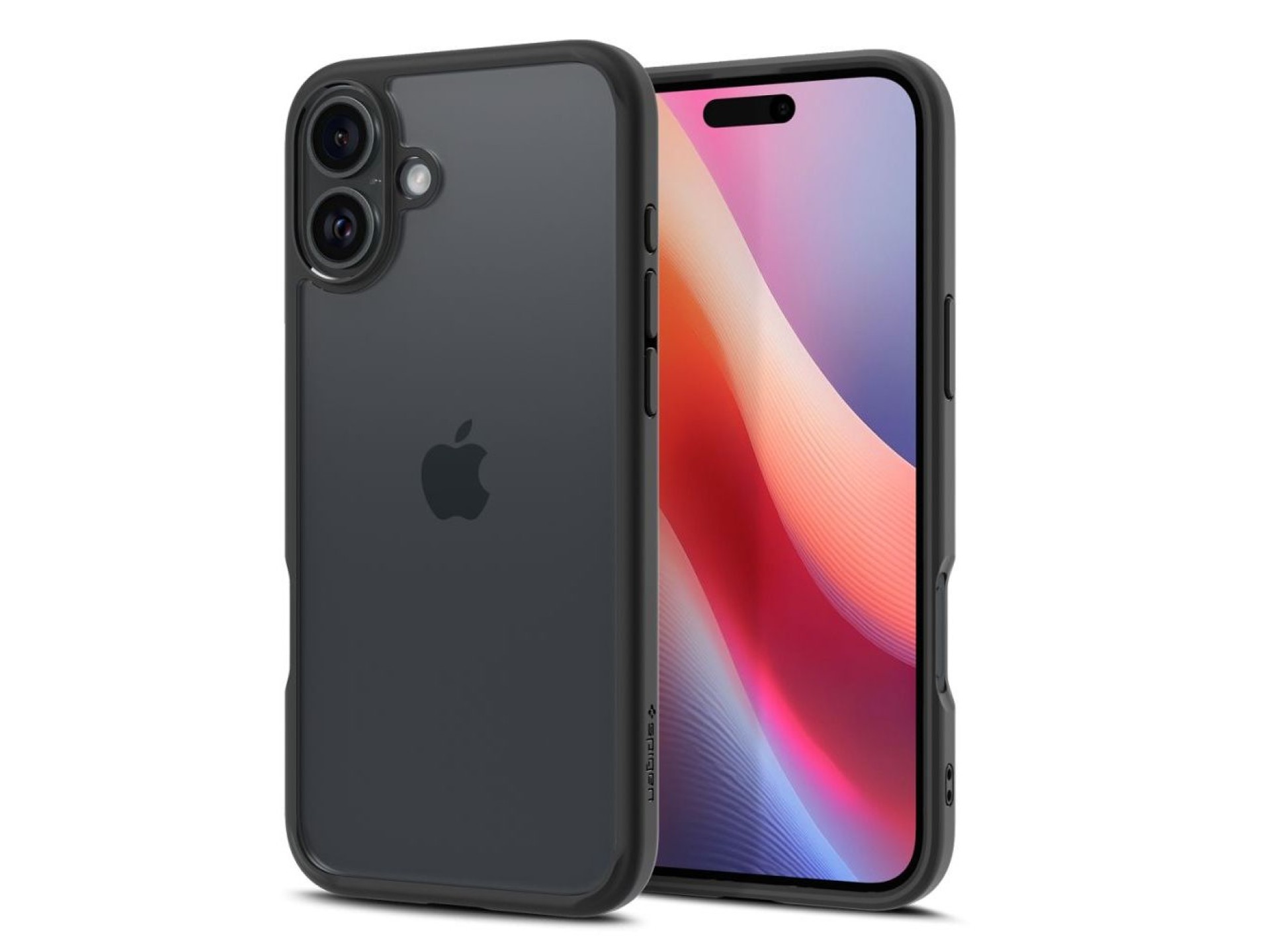 Funda Spigen Ultra Hybrid para iPhone 16 - Negro mate
