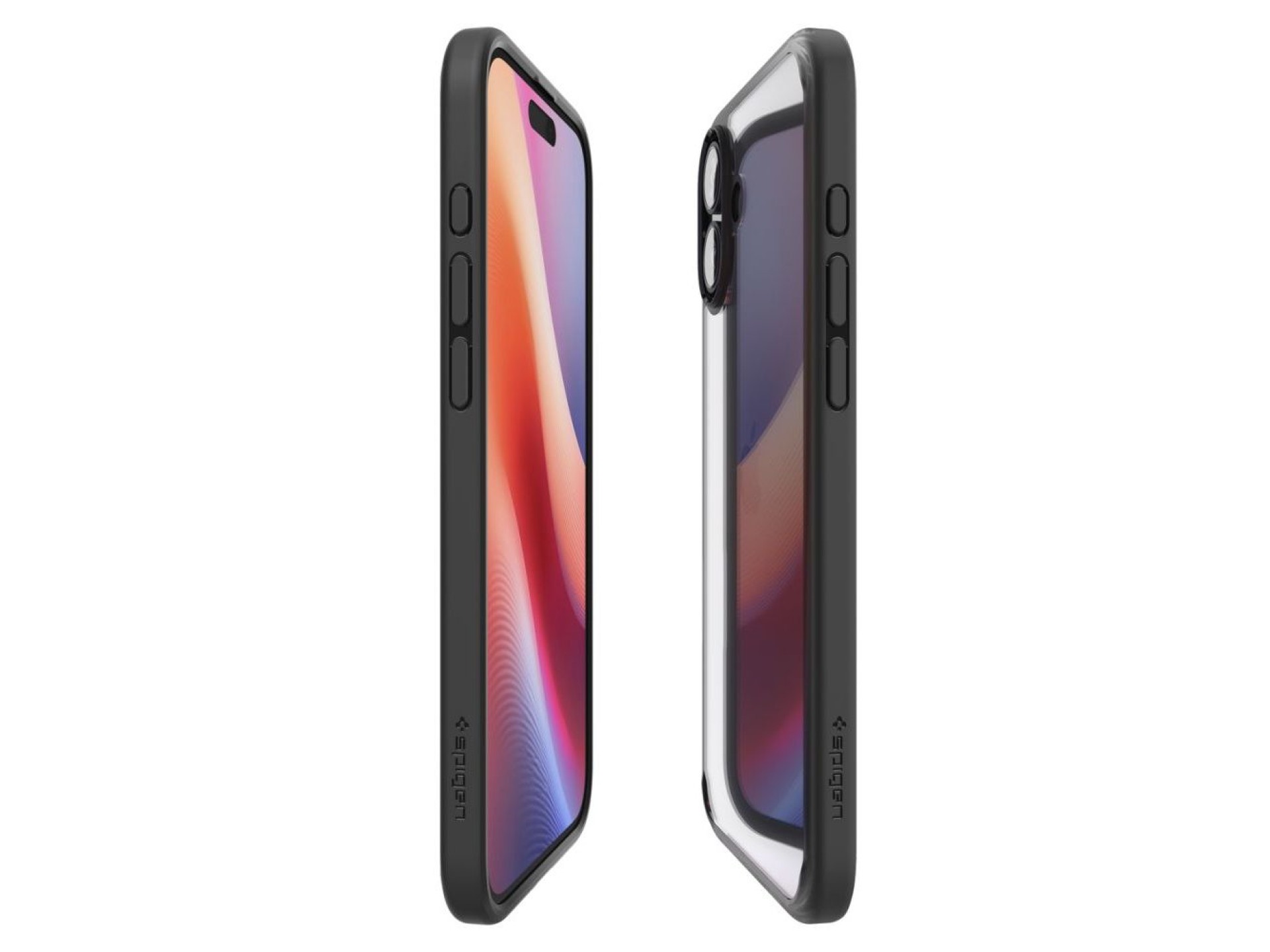Funda Spigen Ultra Hybrid para iPhone 16 - Negro mate