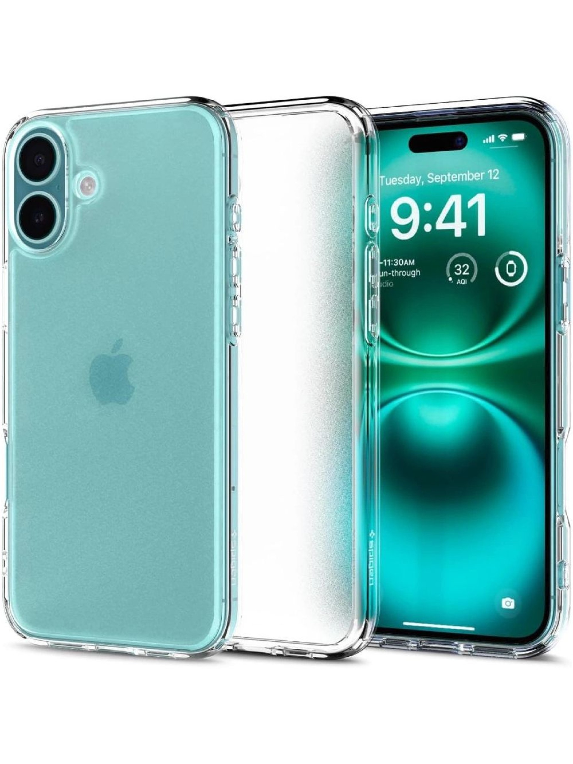 Capa Spigen Ultra Hybrid para iPhone 16 - Transparente