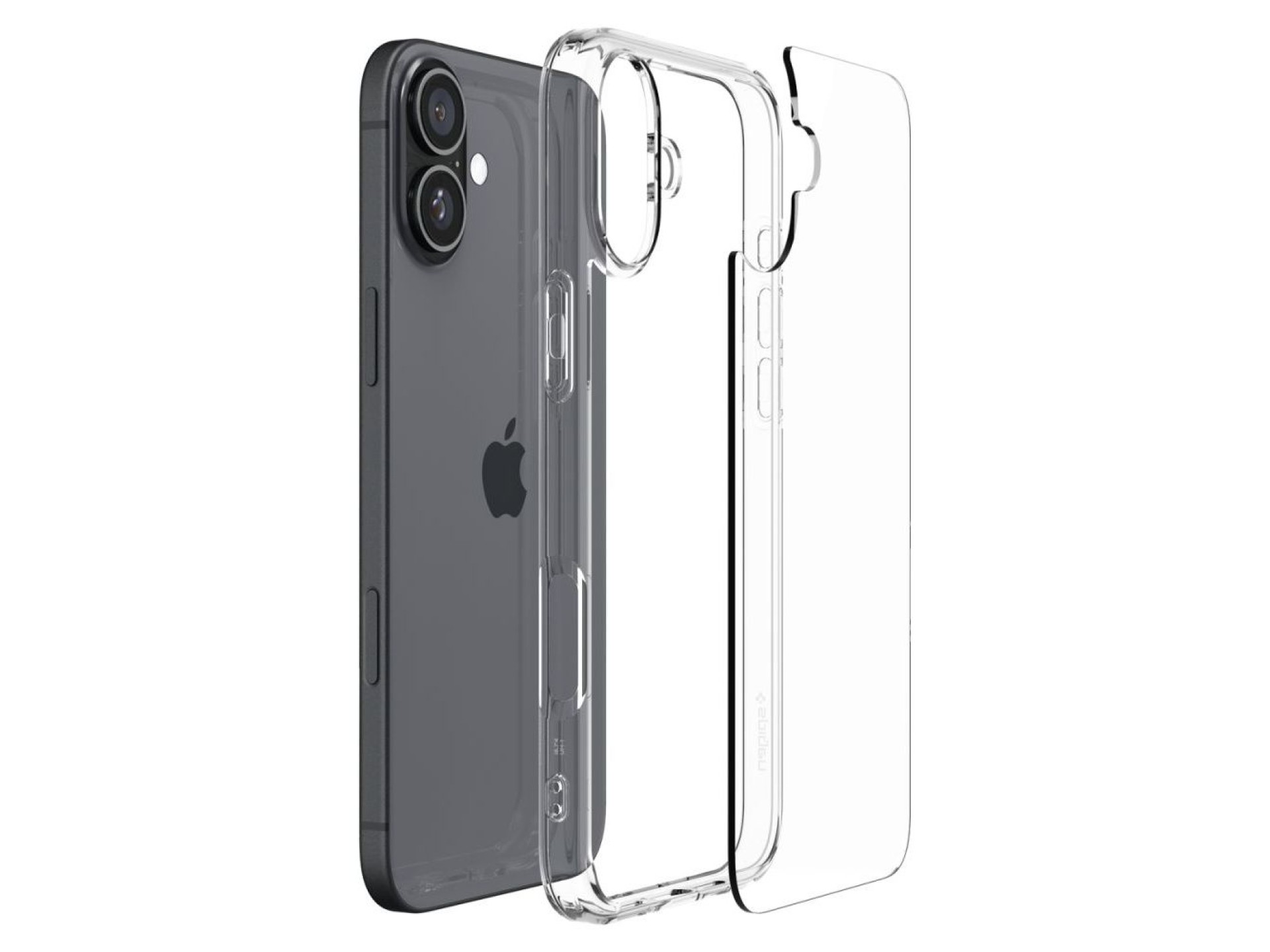 Capa Spigen Ultra Hybrid para iPhone 16 - Transparente