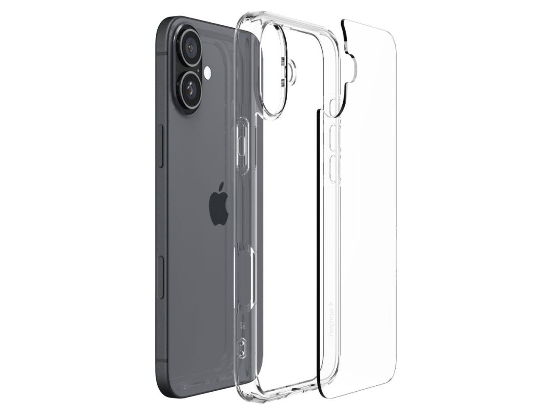 Capa Spigen Ultra Hybrid para iPhone 16 - Transparente