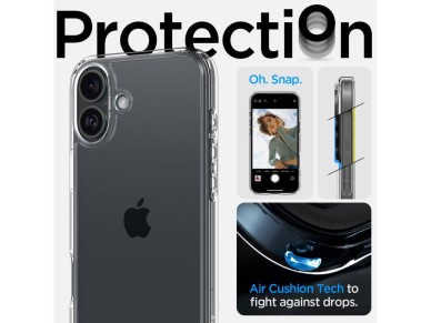 Spigen Ultra Hybrid iPhone 16 Case - Clear Spigen Ultra Hybrid iPhone 16 Case - Clear