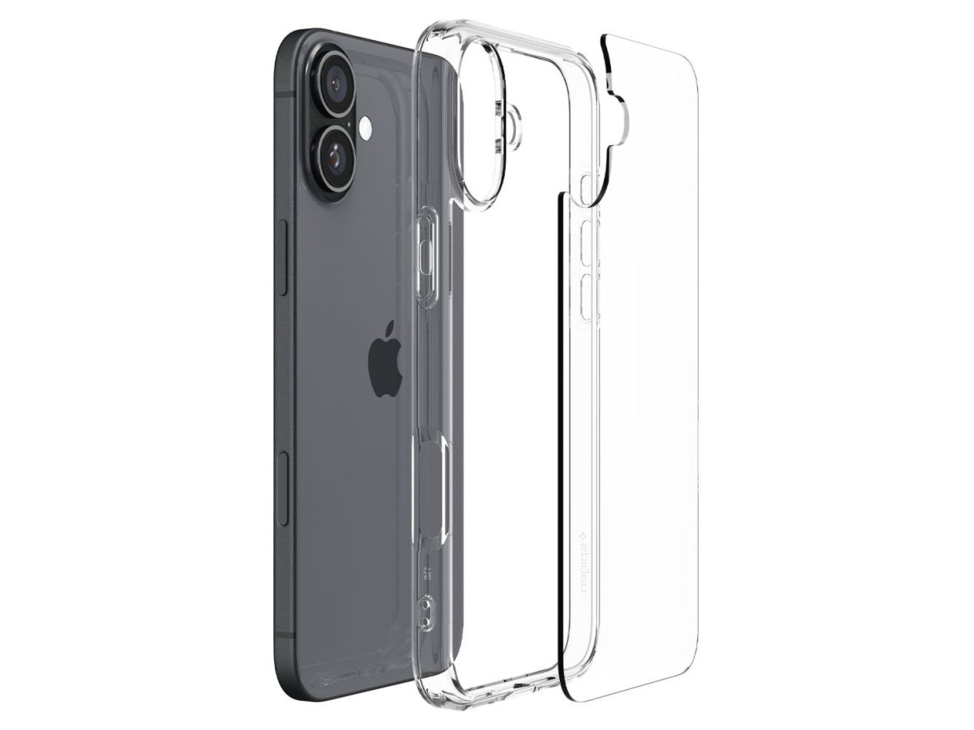 Capa Spigen Ultra Hybrid para iPhone 16 - Transparente