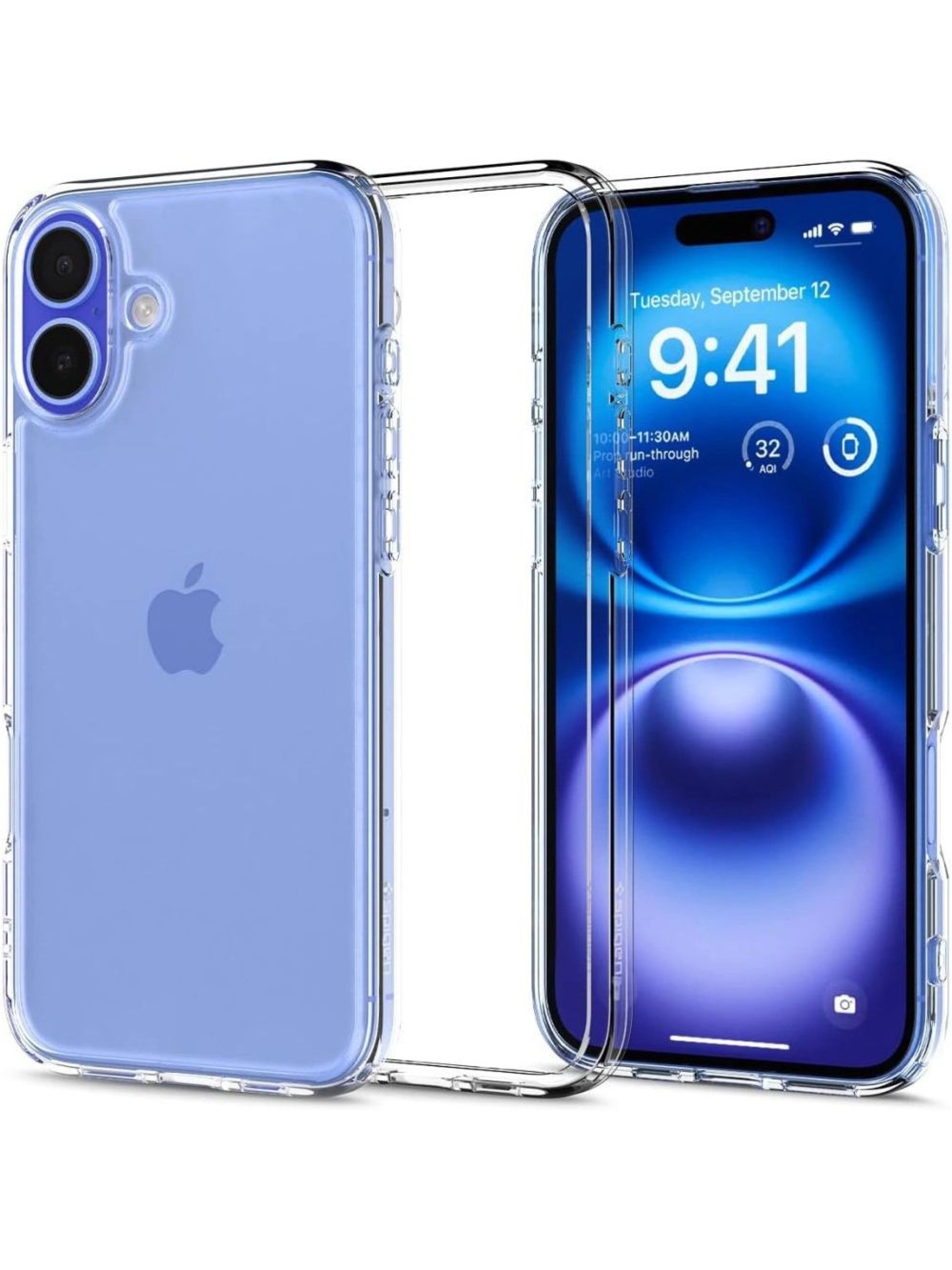 Capa Spigen Ultra Hybrid para iPhone 16 - Transparente