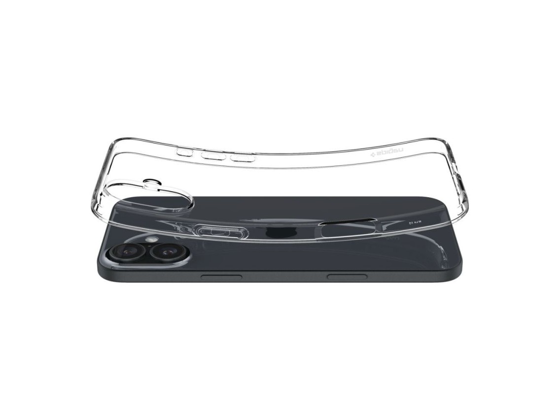 Capa Spigen Liquid Crystal para iPhone 16 - Transparente