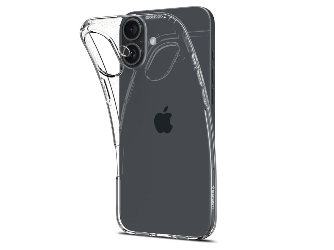 Capa Spigen Liquid Crystal para iPhone 16 - Transparente
