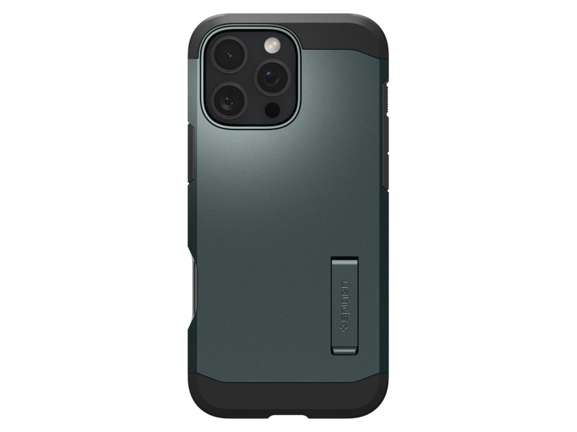 Capa Spigen Tough Armor MagSafe com suporte para iPhone 16 Pro - Verde
