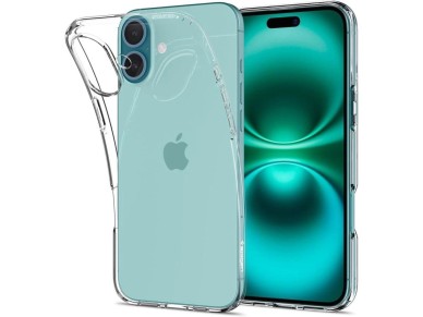 Funda Spigen Liquid Crystal para iPhone 16 - Transparente Funda Spigen Liquid Crystal para iPhone 16 - Transparente