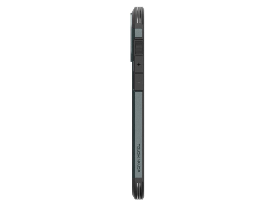 Capa Spigen Tough Armor MagSafe com suporte para iPhone 16 Pro - Verde
