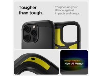 Funda Spigen Tough Armor MagSafe con soporte para iPhone 16 Pro - Negra Funda Spigen Tough Armor MagSafe con soporte para iPhone 16 Pro - Negra
