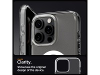 Funda Spigen Ultra Hybrid Mag Case con MagSafe para iPhone 16 Pro - Transparente