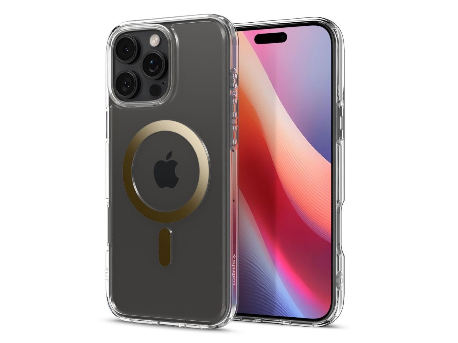 Capa Spigen Ultra Hybrid Mag com MagSafe para iPhone 16 Pro - Dourada