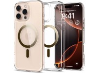 Capa Spigen Ultra Hybrid Mag com MagSafe para iPhone 16 Pro - Dourada Capa Spigen Ultra Hybrid Mag com MagSafe para iPhone 16 Pro - Dourada