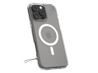 Funda Spigen Ultra Hybrid Mag Case con MagSafe para iPhone 16 Pro - Transparente