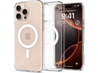 Funda Spigen Ultra Hybrid Mag Case con MagSafe para iPhone 16 Pro - Transparente