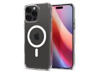 Funda Spigen Ultra Hybrid Mag Case con MagSafe para iPhone 16 Pro - Blanca