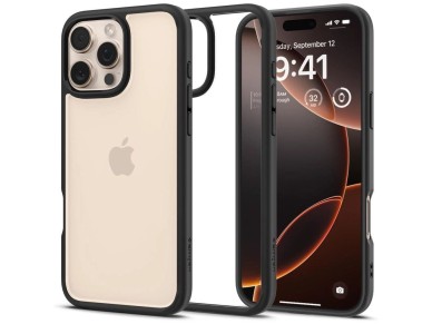 Spigen Ultra Hybrid iPhone 16 Pro Case - Matte Black Spigen Ultra Hybrid iPhone 16 Pro Case - Matte Black