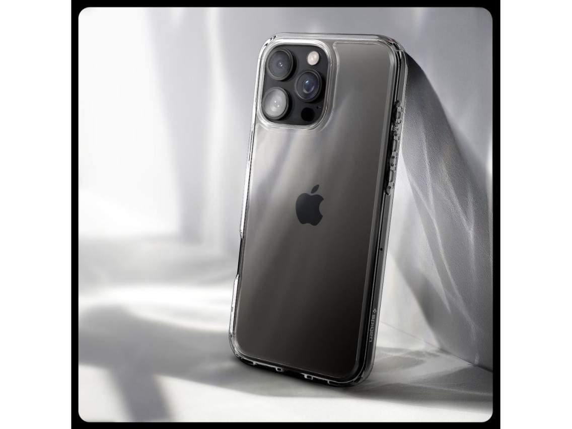 Capa Spigen Ultra Hybrid para iPhone 16 Pro - Transparente
