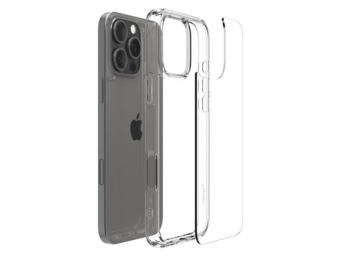 Capa Spigen Ultra Hybrid para iPhone 16 Pro - Transparente