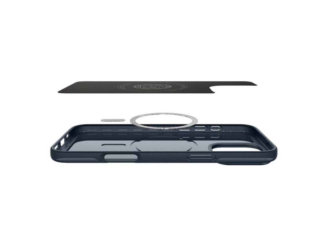 Capa Spigen Thin Fit MagSafe para iPhone 16 Pro - Cinza Escuro