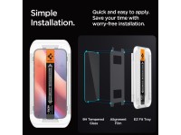Spigen Glas.tR EZ Fit Privacy Tempered Glass for iPhone 16 Pro / 17 / 17 Pro - 2 pcs.