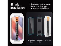 Protector de pantalla de vidrio templado Spigen Glas.tR EZ Fit para iPhone 16 Pro / 17 / 17 Pro - 2 Protector de pantalla de vidrio templado Spigen Glas.tR EZ Fit para iPhone 16 Pro / 17 / 17 Pro - 2