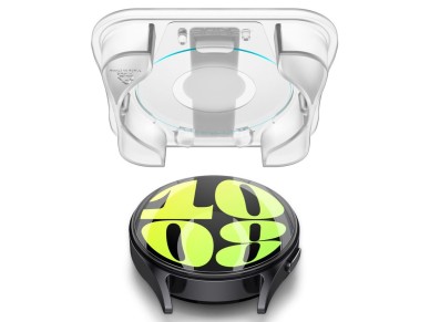 Protector de pantalla de cristal templado Spigen Glas.tR EZ Fit para Samsung Galaxy Watch 7 (44 mm) 
