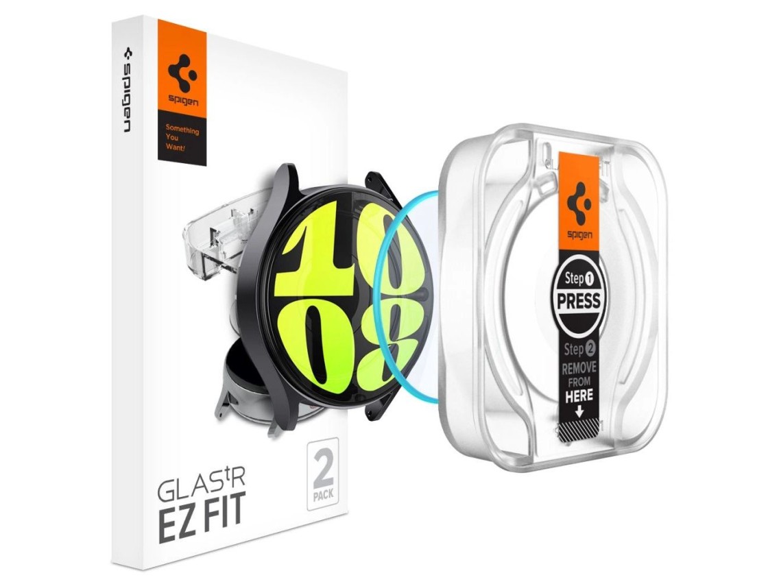 Spigen Glas.tR EZ Fit tempered glass for Samsung Galaxy Watch 7 (44 mm) - 2 pcs.