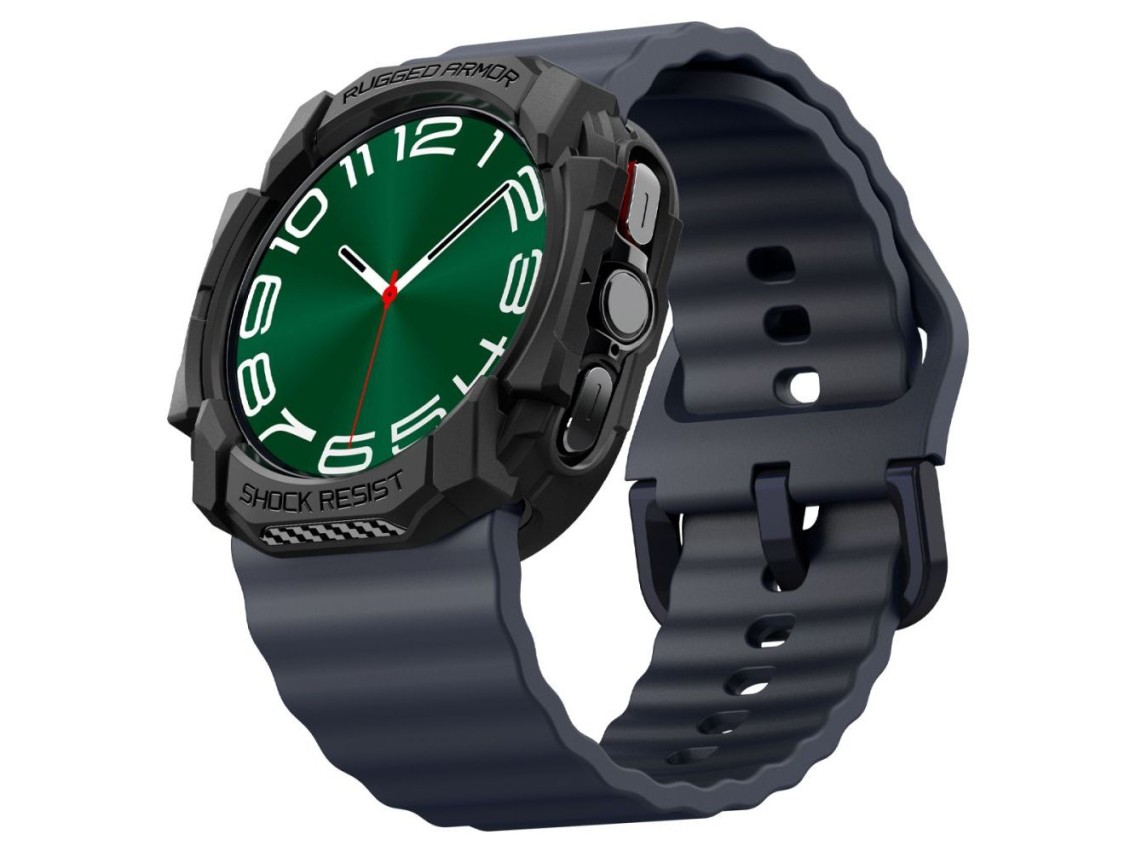 Capa Spigen Rugged Armor para Samsung Galaxy Watch Ultra (47 mm) - Preto Fosco