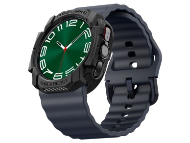 Spigen Rugged Armor Case for Samsung Galaxy Watch Ultra (47mm) - Matte Black Spigen Rugged Armor Case for Samsung Galaxy Watch Ultra (47mm) - Matte Black