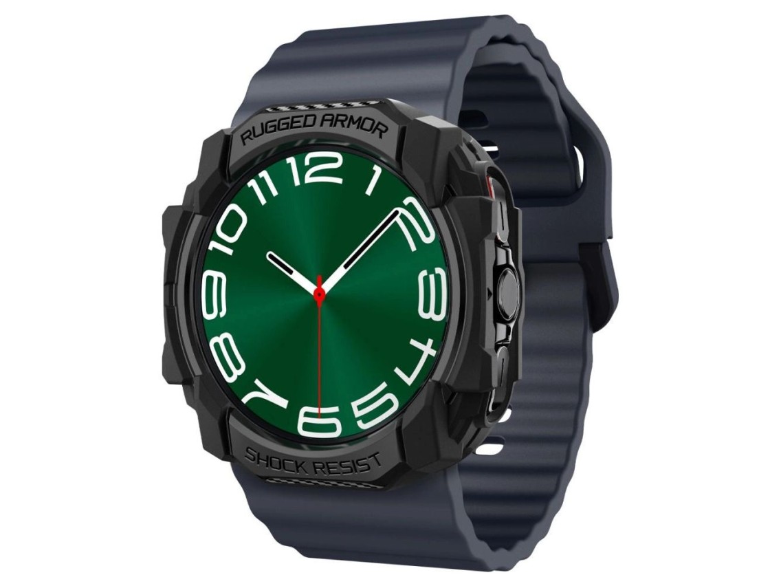 Capa Spigen Rugged Armor para Samsung Galaxy Watch Ultra (47 mm) - Preto Fosco