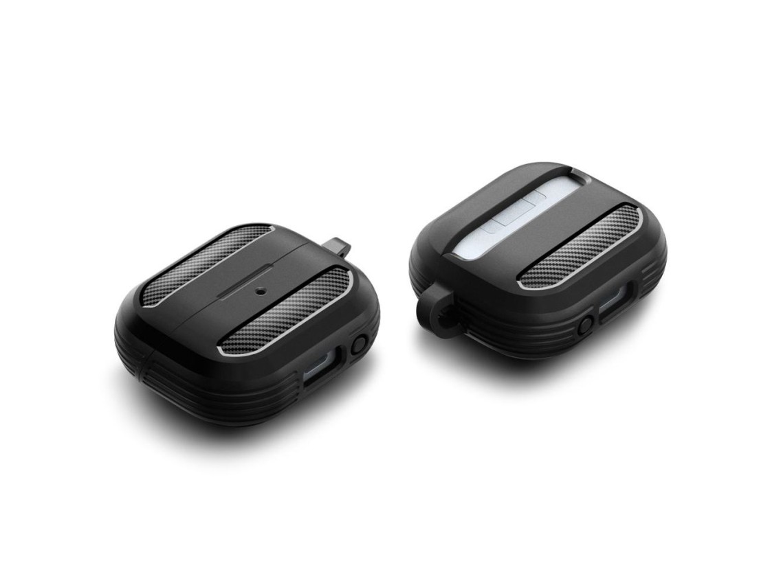 Spigen Rugged Armor Samsung Galaxy Buds 3 / 3 Pro Case - Black