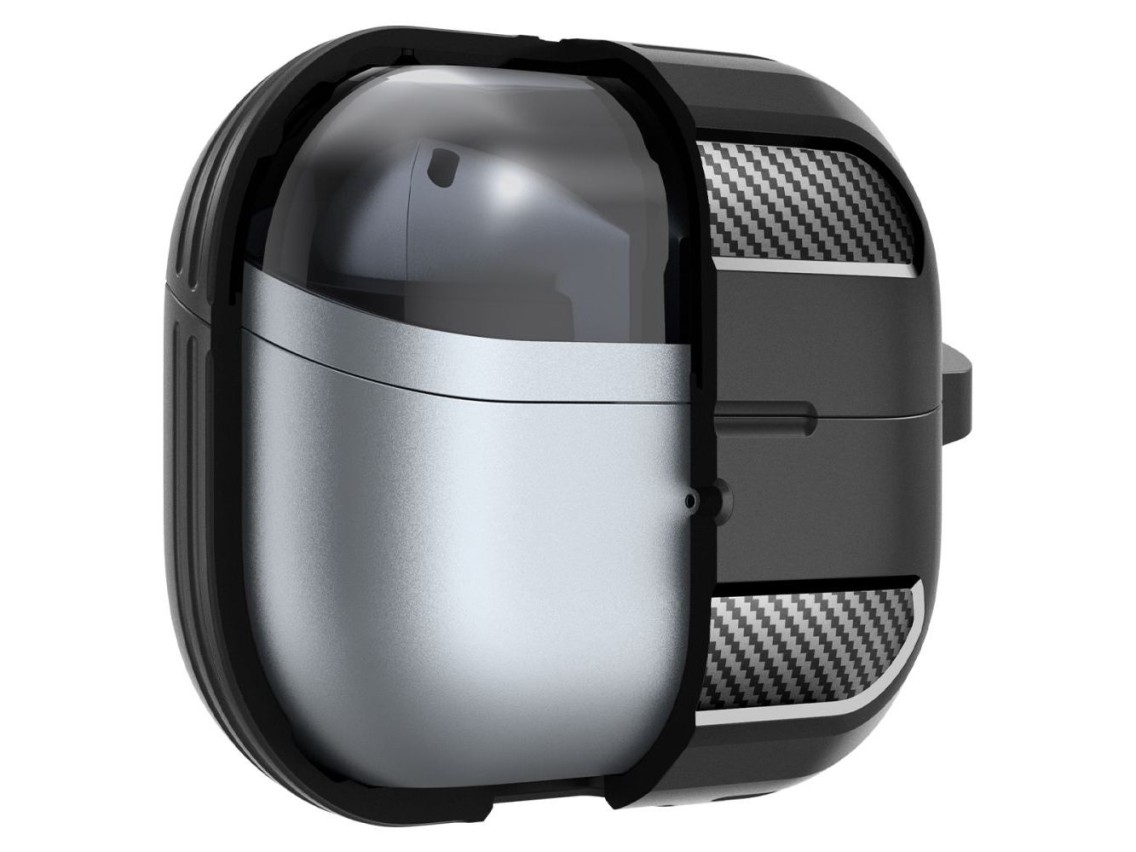 Spigen Rugged Armor Samsung Galaxy Buds 3 / 3 Pro Case - Black