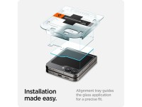 Spigen Glas.tR EZ Fit Tempered Glass for Samsung Galaxy Z Flip 6 - 2 pcs. Spigen Glas.tR EZ Fit Tempered Glass for Samsung Galaxy Z Flip 6 - 2 pcs.
