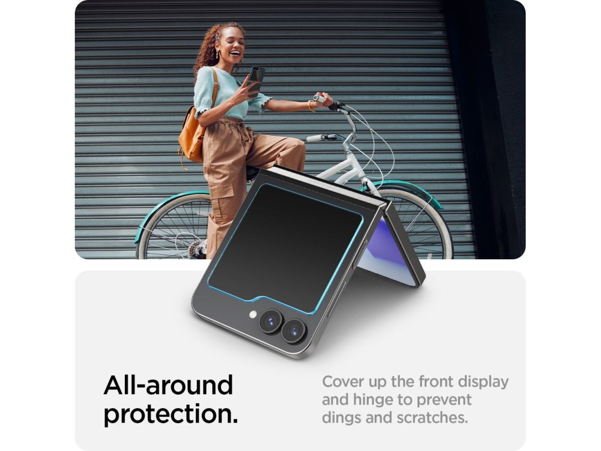 Spigen Glas.tR EZ Fit Tempered Glass for Samsung Galaxy Z Flip 6 - 2 pcs.